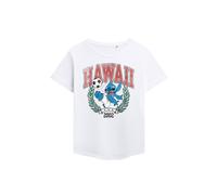 Disney Women's Lilo & Stitch Stitch Ball Fashion T-Shirt, White | Size: Medium Disney White M