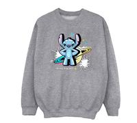 Disney Women's Lilo & Stitch Techno Stitch Sweatshirt in Grey | Size: 2XL Disney Grey 2XL