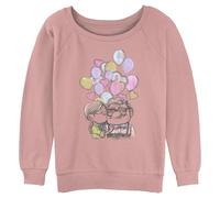 Disney Women's Love Up Sweatshirt, Desert Pink, XXL