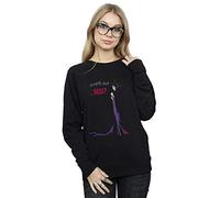 Disney Women's Maleficent Christmas Naughty List Sweatshirt Black XX-Large