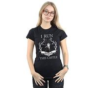 Disney Women's Maleficent I Run This Castle T-Shirt Black Large