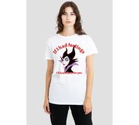 Sleeping Beauty Maleficent - If I had feelings, I'd have them for you. T-Shirt white XL