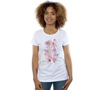 Disney Women's Maleficent Mistress Of Evil Aurora Rose Bush Cotton T-Shirt in White | Size: Medium Disney White M