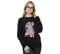 Disney Women's Maleficent Mistress Of Evil Aurora Rose Bush Sweatshirt in Black | Size: Small Disney Black S