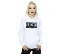 Disney Women's Maleficent Mistress Of Evil Character Poster Hoodie in White | Size: Medium Disney White M