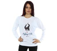 Disney Women's Maleficent Mistress Of Evil Sweatshirt in White | Size: Medium Disney White M