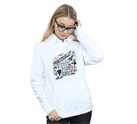 Disney Women's Mary Poppins Practically Hoodie White X-Large