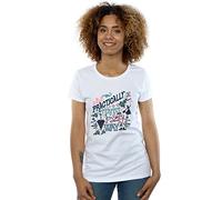 Disney Women's Mary Poppins Practically T-Shirt White XX-Large