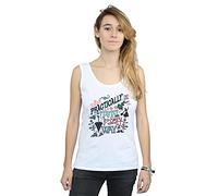 Disney Women's Mary Poppins Practically Vest White X-Large