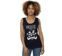 Disney Women's Mickey and Minnie Mouse Great Pair Vest Navy Blue X-Large