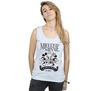 Disney Women's Mickey and Minnie Mouse Great Pair Vest Sport Grey X-Large