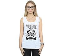 Disney Women's Mickey and Minnie Mouse Great Pair Vest White X-Large