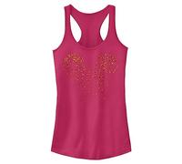 Disney Women's Mickey Confetti Fill Shirt, Dark Pink, XS