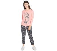 Disney Women's Mickey Hand Drawn Pajama Set, Multi, 8 UK