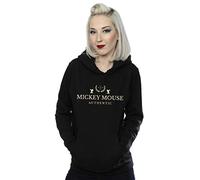 Disney Women's Mickey Mouse Authentic Hoodie Black XX-Large