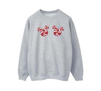 Disney Women's Mickey Mouse Candies Sweatshirt in Grey | Size: 5XL Disney Grey 5XL