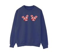 Disney Women's Mickey Mouse Candies Sweatshirt in Navy | Size: 5XL Disney Navy 5XL