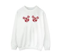 Disney Women's Mickey Mouse Candies Sweatshirt in White | Size: 5XL Disney White 5XL