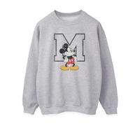 Disney Women's Mickey Mouse Classic M Sweatshirt Medium Heather Grey