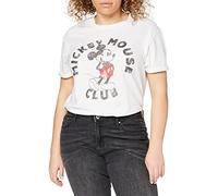 Disney Women's Mickey Mouse Club T-Shirt, White, X-Large