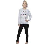 Disney Women's Mickey Mouse Evolution Sweatshirt in Grey | Size: Small Disney Grey S
