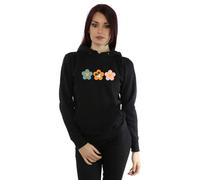 Disney Women's Mickey Mouse Flowers Hoodie Black XX-Large