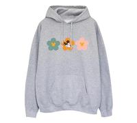 Disney Women's Mickey Mouse Flowers Hoodie Sport Grey XX-Large