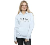 Disney Women's Mickey Mouse Four Emotions Hoodie in Grey | Size: Large Disney Grey L
