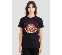 Disney Women's Mickey Mouse Friends Happy Valentine's Day T-Shirt, Black | Size: Medium Disney Black M