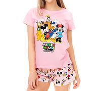 Disney Womens Mickey Mouse Minnie Mouse and Friends Pyjamas