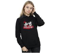Disney Women's Mickie & Minnie 90 Years Hoodie in Black | Size: Medium Disney Black M