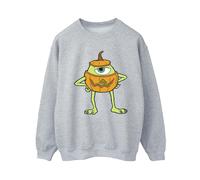 Disney Women's Mike Pumpkin Halloween Sweatshirt in Grey | Size: Medium Disney Grey M