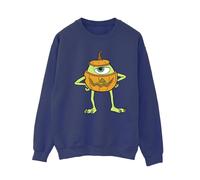 Disney Women's Mike Pumpkin Halloween Sweatshirt in Navy | Size: 4XL Disney Navy 4XL