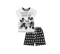 Disney Womens Minnie and Mickey Every Day is a Great Day Ladies Short Cotton Pyjamas (18-20)