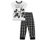 Disney Womens Minnie and Mickey Mouse Every Day is a Great Day Ladies Long Cotton Pyjamas (10-12)