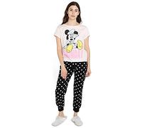 Disney Women's Minnie Monday Pajama Set, Multi, Large