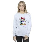 Disney Women's Minnie Mouse and Daisy Sweatshirt Sport Grey Medium