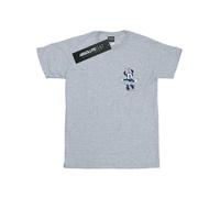 Disney Minnie Mouse Dancing Chest Cotton Boyfriend T-Shirt In Grey Grey XXXL