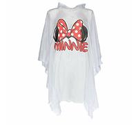 Disney Women's Minnie Mouse Ears Rain Poncho, Clear