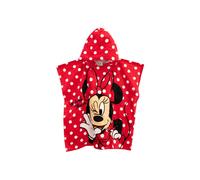 Disney Women's Minnie Mouse Hooded Towel Poncho in Black Disney Black One Size
