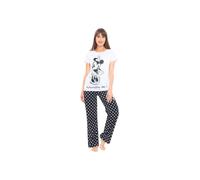 Minnie Mouse Ladies Minnie Mouse Pyjamas Size, S, Multicoloured
