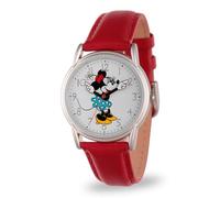 Disney Women's Analog Quartz Watch with Leather-Synthetic Strap W002768