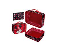Disney Women's Minnie Mouse Set of 3 Packing Cubes in Red Disney Red