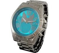 Disney Women's Minnie Mouse Silver-Tone Stainless Steel Watch