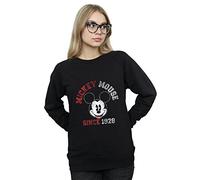 Disney Women's Minnie Mouse Since 1928 Sweatshirt Black Large