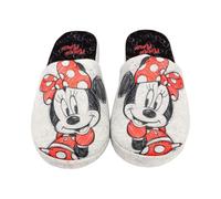Disney Women's Minnie Mouse Slippers - Grey - 3 UK-4 UK - Grey