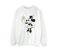 Minnie Mouse Snowflake Sweatshirt Disney White XXL