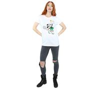 Disney Women's Minnie Mouse Tennis Cotton Boyfriend T-Shirt in White | Size: 3XL Disney White 3XL
