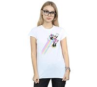 Disney Women's Minnie Mouse Whoosh T-Shirt White XX-Large