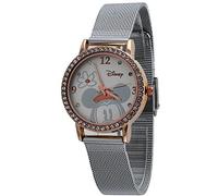 Disney Women's MN2062 Mickey Mouse Silver-Tone Mesh Strap Watch